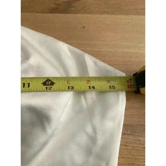 IEENA  MAC DUGGAL ONE SHOULDER LONG SLEEVE STAIN MINI Wedding DRESS SIZE… - Picture 7 of 12